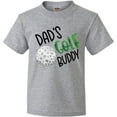 thumbnail image 3 of Inktastic Dad's Golf Buddy with Golf Ball Youth T-Shirt, 3 of 5