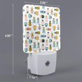 thumbnail image 2 of Honeii Colorful Insects Print LED Night Light with Light Sensor, Night Lights Plug Into Wall,Ideal for Bedrooms and Hallways-EU, 2 of 7