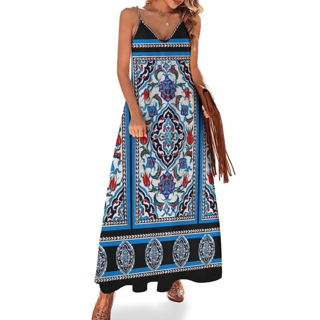 Arte tradicional nian 3 ???????? ????????? ?????? 3 Vestido sin mangas Vestidos de mujer Vestidos elegantes