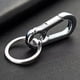 thumbnail image 4 of 2 llaveros de coche para hombres y mujeres, llavero de metal con clip, llavero con anilla, organizador para llaves de coche, 4 of 8