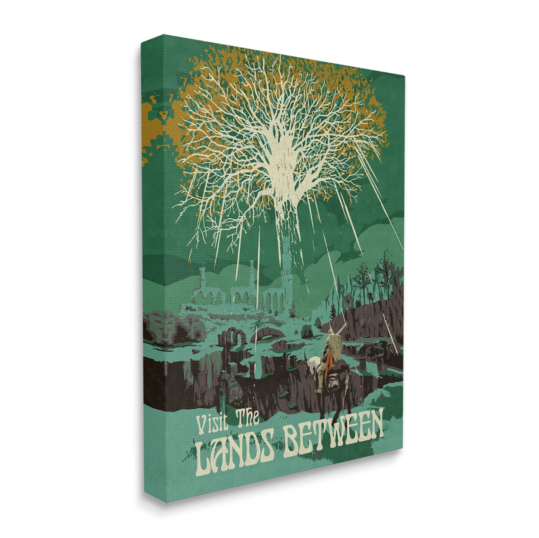 Stupell Industries Visit The Lands Between Scenery Graphic Art Gallery Wrapped Canvas Print Wall Art, Design by Matheus Lopes Castro