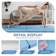 thumbnail image 4 of BalanceFrom 4-Panel All-Purpose Folding Gymnastics Workout Mat, 10' x 4' x 2", Light Blue, 4 of 7