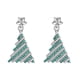 thumbnail image 2 of xihome Pendientes colgantes de rbol de Navidad con brillantes multicolor, de aleacin, joyera navideña, ideales para fiestas y ocasiones especiales. Juego de regalo de 2 unidades., 2 of 6