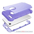 thumbnail image 2 of Dteck iPhone 8 Case, Dteck Heavy Dual Layer Rugged Shockproof Case Hard PC Protective Back Cover For Apple iPhone 8, Light Purple, 2 of 7