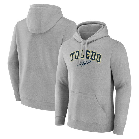 Men's Gray Toledo Rockets Campus Pullover Hoodie