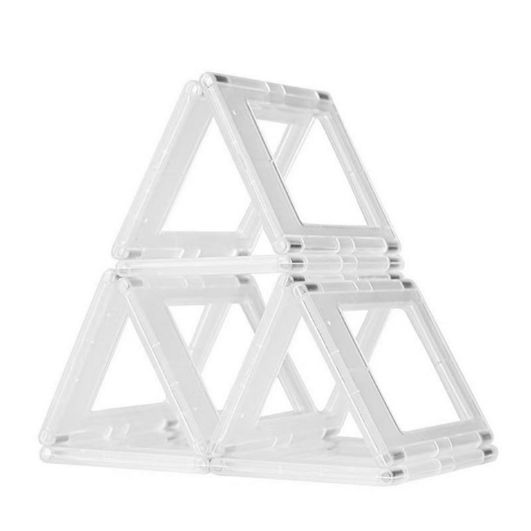 LAGIPA Acryl magnetische Instax Mini fotolijst 2 x 3, Polaroid fotolijst magnetisch, koelkast magneet frame voor Fujifilm Instax Film foto's, koelkast sticker, 2,36 x 3,54 inch [4 stuks