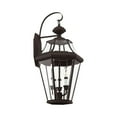 thumbnail image 3 of Livex Lighting Georgetown Outdoor Wall Lantern in Bronze, 3 of 9