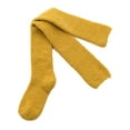 thumbnail image 2 of LAVA 2 Pairs Fluffy Knee High Socks Fuzzy Fleece Soft Long Socks Winter Warm Cozy Socks Yellow, 2 of 8