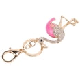 thumbnail image 3 of Keychain Pendant, Rhinestone Keychain Vivid Shiny Alloy Materials Sturdy Durable  For Handbag Decoration, 3 of 8