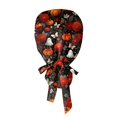 thumbnail image 6 of DORKASM Halloween Scrub Caps Women Caps Working Adjustable Tie Back Hats Red One Size, 6 of 6