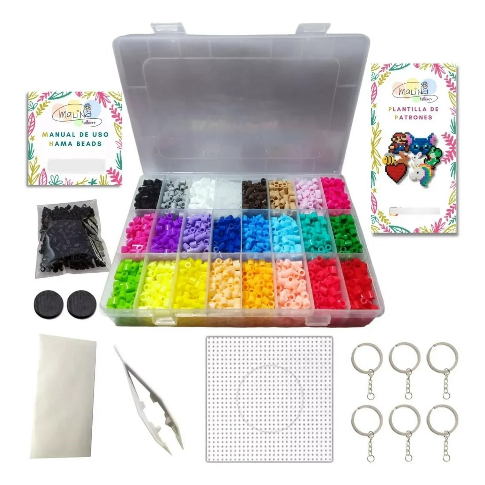 Kit Inicial De Hama Beads 24 Colores 5Mm + Negro De Regalo