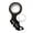 Black, variant on Keychain Spinner Fidget Toy Pocket-sized Fingertip Metal Gadget Keyring Stress Relief & Anti-Anxiety Sensory Toys for Teens & Adults Anti Stress Toy Party Favors
