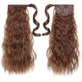 thumbnail image 1 of Extensions de Cheveux Queue de Cheval, AmPm Extension Queue de Cheval Auburn 16 Pouces Courte Ondulée Bouclée Enveloppante Queue de Cheval Résistante à la Chaleur Postiche Synthétique pour Femmes, 1 of 8