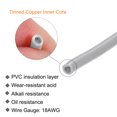 thumbnail image 3 of Cable Conexión UL1007 18AWG Trenzado Unique Bargains PVC Eléctrico Alambre Estañado Cobre 30 m/100 Pies Gris, 3 of 7