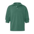 thumbnail image 3 of Mens Knit Polo Sweaters Long Sleeve Polo Lightweight Casual Button Dress Collar Pullover Cozy Sweaters Green 4XL, 3 of 4