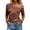 Womens Summer Top - A01 Brown, variant on Women's Off Shoulder Long Sleeve Boho Aztec Print Tops Casual Loose Tribal Pattern Blouse Stylish Summer Shirt