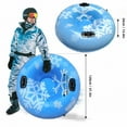thumbnail image 2 of Snow Tube 47 Inch Snow Sled for Kids and Adults Inflatable Snow Tube Made by, 2 of 8