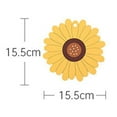 thumbnail image 2 of Sunflower Hot Pot Holder Pan Pad Cup Coaster Silicone Table Mat Heat Resistant, 2 of 11