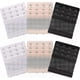 thumbnail image 1 of 6-Pack Soft Elastic Bra Extenders for Women, 4 Hooks 3 Rows Adjustable Bra Band Extensions for Comfort Fit, 1 of 5