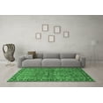 thumbnail image 3 of Ahgly Company Indoor Round Oriental Emerald Green Traditional Area Rugs, 8' Round, 3 of 4