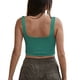 thumbnail image 3 of Camiseta sin mangas acanalada para mujer, camiseta sin mangas corta sin mangas, ajustada, de Color puro, para verano y primavera, 3 of 5