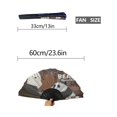 thumbnail image 4 of Escandalosos Abanico Plegable Chino, Abanico de Mano de Poliéster Plegable, Abanicos para Baile Fiesta Hogar, Adecuado para Hogar, Oficina, Fiesta, 4 of 6