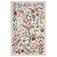 thumbnail image 2 of Safavieh Chelsea Mabelle Floral Wool Area Rug, Ivory/Green, 5'3" x 8'3", 2 of 12