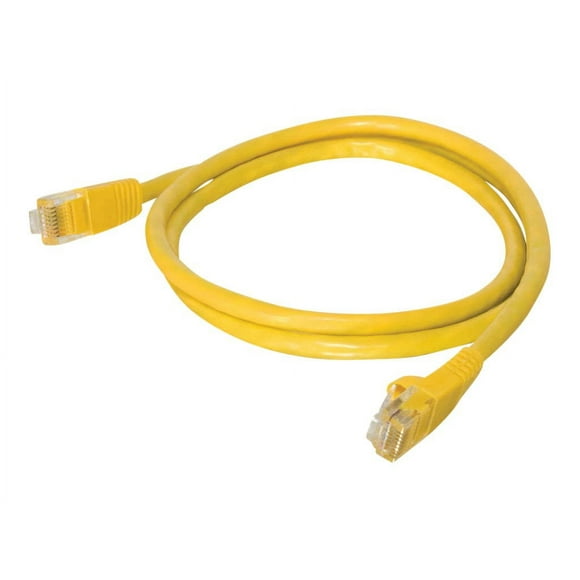 C2G Cat5e Snagless Unshielded (UTP) Network Patch Cable - Patch cable - RJ-45 (M) to RJ-45 (M) - 6 ft - UTP - CAT 5e - molded, snagless, stranded - yellow