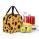 thumbnail image 5 of Easygdp Artistic Zebra Print Sunflower Bolsa Térmica Premium - Tela Oxford Impermeable, Gran Capacidad, Bolsillo Frontal, Unisex para Trabajo, Escuela, Actividades al Aire Libre y Picnics, 5 of 8