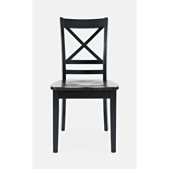Jofran Asbury Park Solid Acacia Farmhouse X-Back Chair (Set of 2)