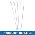 thumbnail image 4 of Unique Bargains Bike Bicycle Spokes 14G Mountain Bike Spokes Bicycle Spokes Carbon Steel Silver Tone 36Pcs Silver Tone, 160mm, 4 of 7