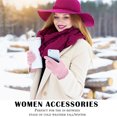 thumbnail image 4 of Whiteleopard Women winter Gloves Touchscreen Warm Plain Gloves- Touch Screen Texting for Phone, 4 of 7