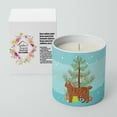 thumbnail image 2 of Carolines Treasures CK4551CDL 3.75 x 3.25 in. Unisex American Bobtail No.2 Cat Merry Christmas 10 oz Decorative Soy Candle, 2 of 5