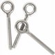 thumbnail image 1 of Perno de ojo de alta resistencia para tuerca ajustable, ganchos de ojo de tornillo fáciles de instalar con resistencia a la corrosión, 20 piezas, 1 of 4