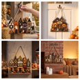 thumbnail image 5 of Lilixerw Halloween Haunted House Wooden Hanging Sign Decoration, Spooky Village Castle Pattern Wall Plaque, for Yard, Porch, Entryway and Indoor Wall Display, 7.87x4.92 inch, 5 of 5