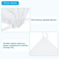 thumbnail image 4 of Uxcell Microfiber Glasses Bag Sunglasses Pouch with Eyeglasses Cleaning Cloth, White 6 Pack, 4 of 6