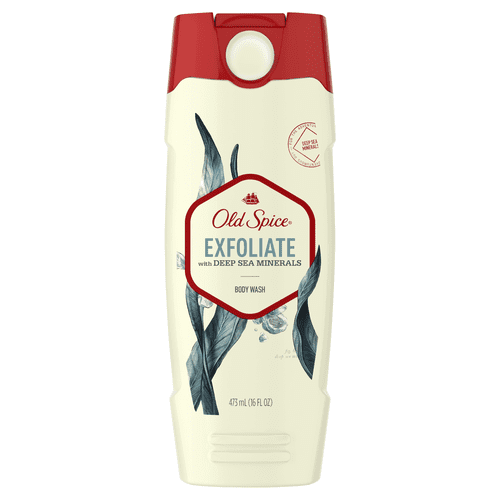 Old Spice Body Wash for Men Exfoliate with Charcoal Scent