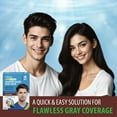 thumbnail image 6 of Nisha Shampoo Hair Color | Men & Women | 100% Grey Coverage in 5 Minutes | Dark Brown | 20mL X 3 Sachets, Box, 6 of 9
