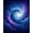 Blue, Pattern 3, variant on Flatwoven High Traffic Area Rug, Nebula Splash Rug Abstract Starfield Design, Non Slip, Stain Resistant, Washable Area Rugs for Living Room, Bedroom(Blue, 2X3)