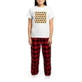 thumbnail image 4 of CafePress - Portugal Flag Pattern Pajamas - Women's Short Sleeve Print T-Shirt and Pants Light Cotton Pajama Set, 4 of 7