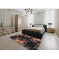 thumbnail image 4 of Ahgly Company Indoor Square Patterned Chocolate Brown Abstract Area Rugs, 5' Square, 4 of 6