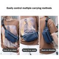 thumbnail image 5 of Men's Chest Bag Adjustable Waist Bag Outdoor Sports Shoulder Bag Messenger Bag No Pilling Suitable As A Gifts For Boyfriends Zipper Bag, 5 of 7