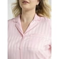 thumbnail image 3 of Joyspun Women’s and Women’s Plus Bridal Satin Shortie Pajama Set, Sizes XS to 3X, 3 of 8