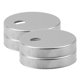 thumbnail image 2 of 2 pares de tapas de perno de inodoramiento redondo de metal cubiertas decorativas para el baño instalación de inodoro accesorio práctico tornillo de inodoro tapas para reparación de inodoros, 2 of 8