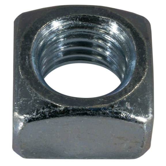 3/4"-10 Zinc Plated Steel Coarse Thread Square Nuts SQRNT-062 (5 pcs.)