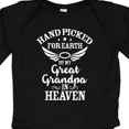 thumbnail image 4 of Inktastic Handpicked for Earth by My Great Grandpa in Heaven Boys or Girls Long Sleeve Baby Bodysuit, 4 of 5
