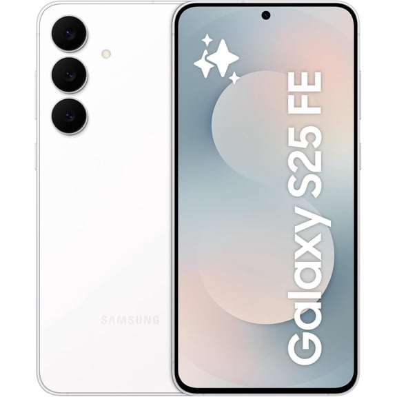 (Open Box) Samsung Galaxy S25 FE 5G (2025) 128GB, 8GB RAM AI Smartphone | 6.7” Dynamic LTPO AMOLED 2X 120Hz Display |4900mAh Battery | GSM Unlocked International Version Dual SIM Cellphone