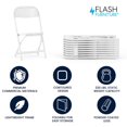 thumbnail image 3 of 10 Pk. Kids White Plastic Folding Chair, 3 of 8