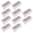 thumbnail image 1 of White Macaron Gift Box with Clear Window for Delicate Treats Transport and Storage Safe Paper Material Small Size, 1 of 4