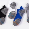 thumbnail image 6 of Jamicy Men's No Show Socks Breathable Sports Compression Cushioned Sole Arch Support Socks Athletic Running Socks for Men, 6 of 6